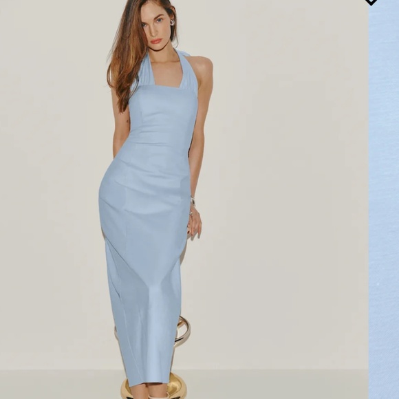 Reformation Dresses & Skirts - Reformation Bessi Dress Light Blue Sz 8